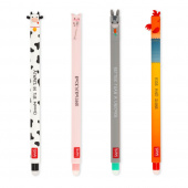 Gel pens with erasable ink, 4-pack - Farm animals Gel pens with erasable ink, 4-pack - Farm animals