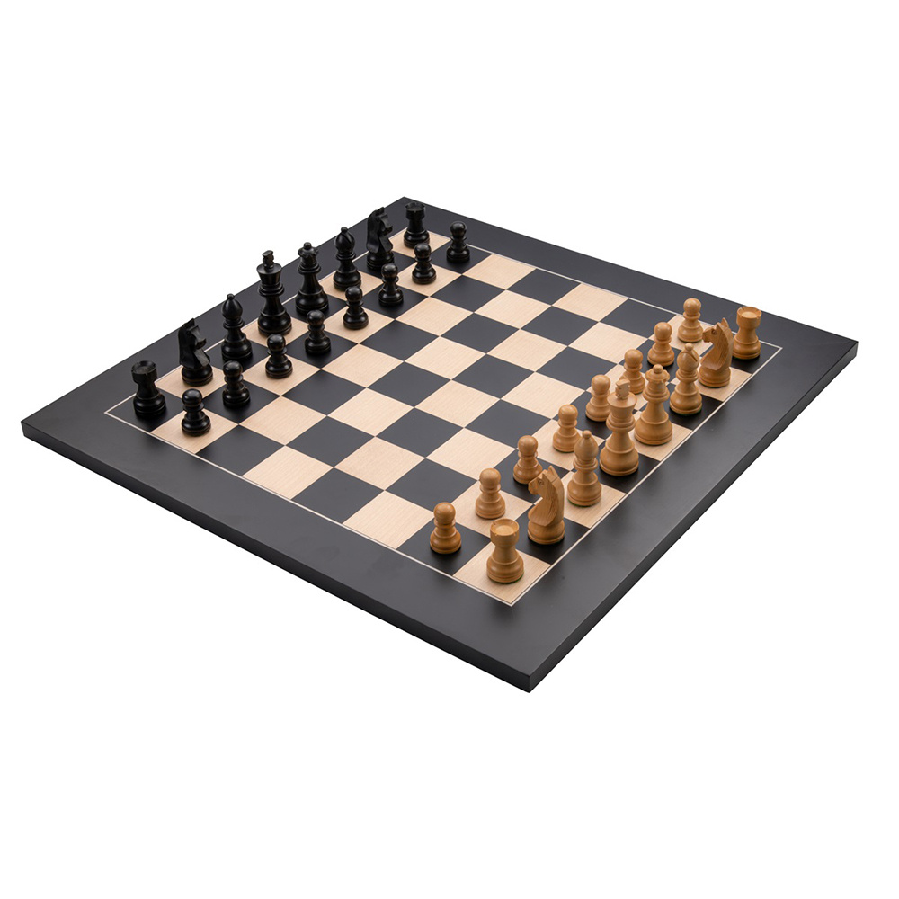 Longfield Chess Set  Black Maple 50 mm