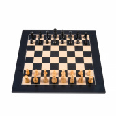 Longfield Chess Set  Black Maple 50 mm Longfield Chess Set  Black Maple 50 mm