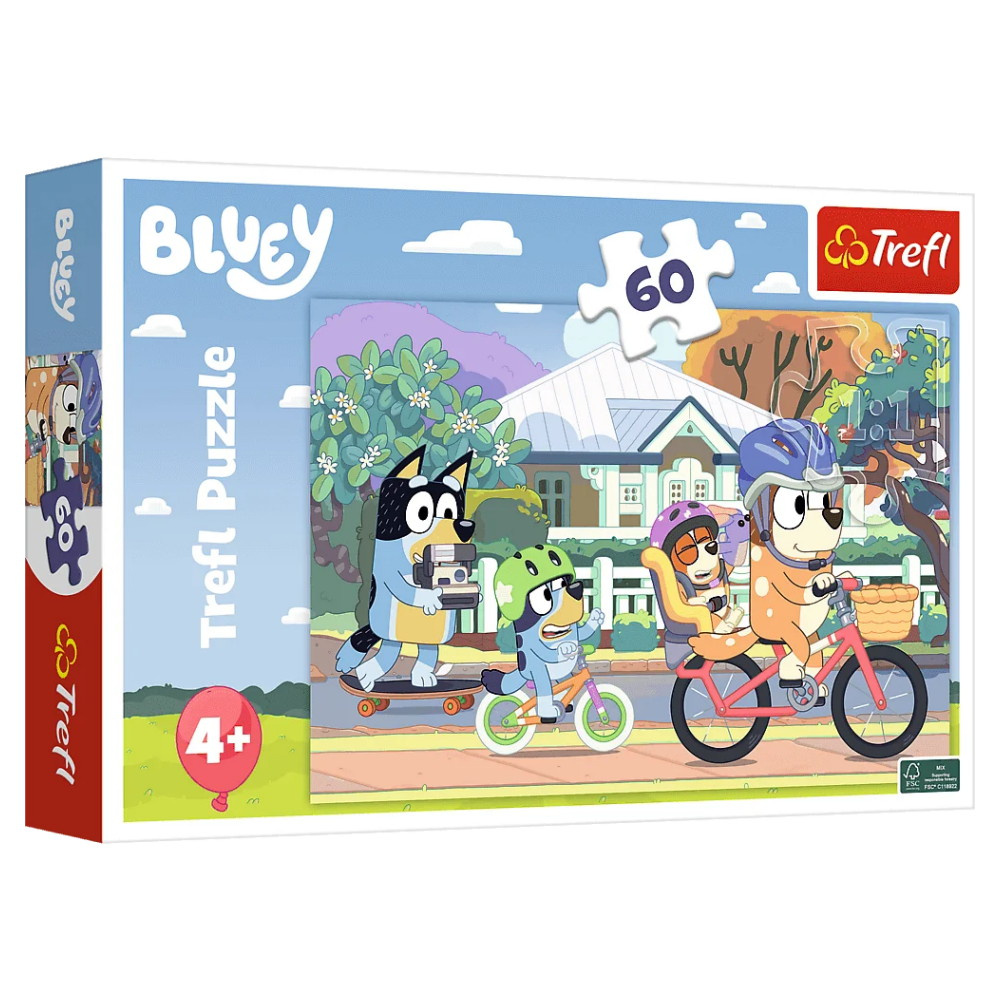 Trefl Glad Bluey 60 Brikker