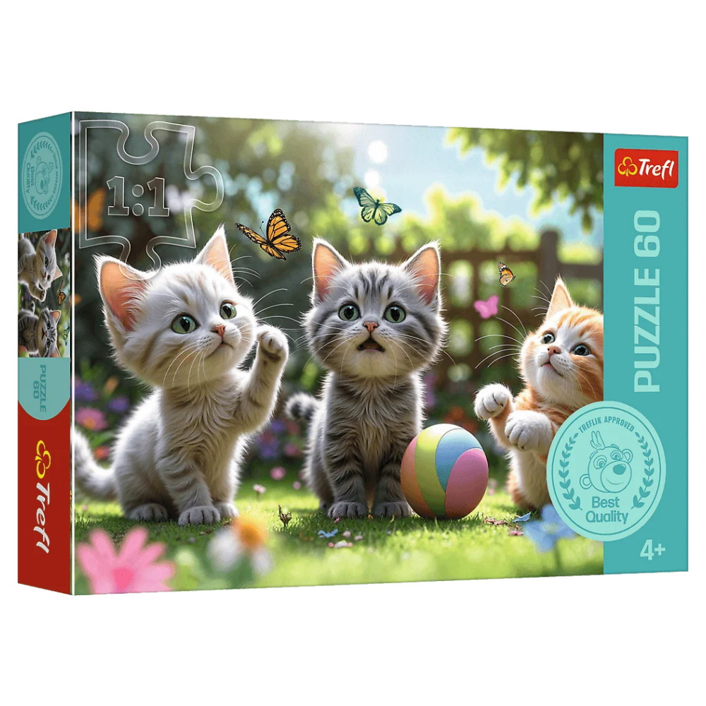 Trefl Three Kittens 60 Brikker