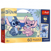 Trefl Puslespil: Playtime With Stitch 60 Brikker Trefl Puslespil: Playtime With Stitch 60 Brikker
