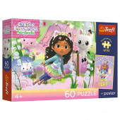 Trefl Puslespil: Gabby's Dollhouse 60 Brikker Trefl Puslespil: Gabby's Dollhouse 60 Brikker