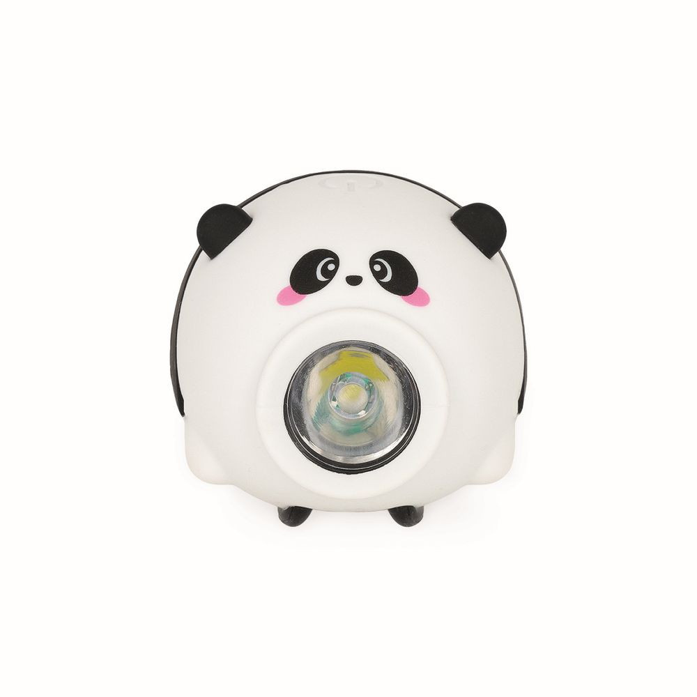 Cykellygte med digital klokke, Panda