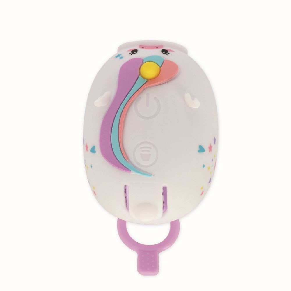 Cykellygte med digital klokke, Enhjørning