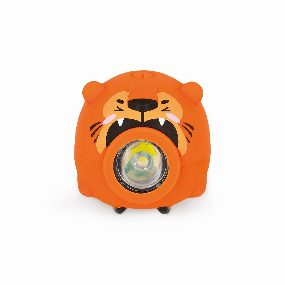 Cykellygte med digital klokke, Tiger