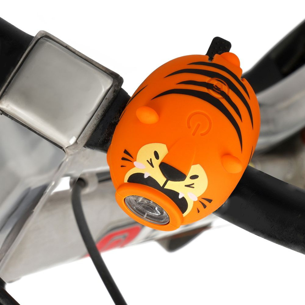 Cykellygte med digital klokke, Tiger