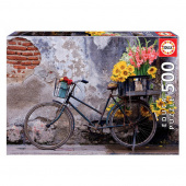 Educa: Bicycle with flowers 500 Brikker