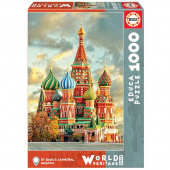 Educa: St. Basil's Cathedral, Moscow 1000 Brikker