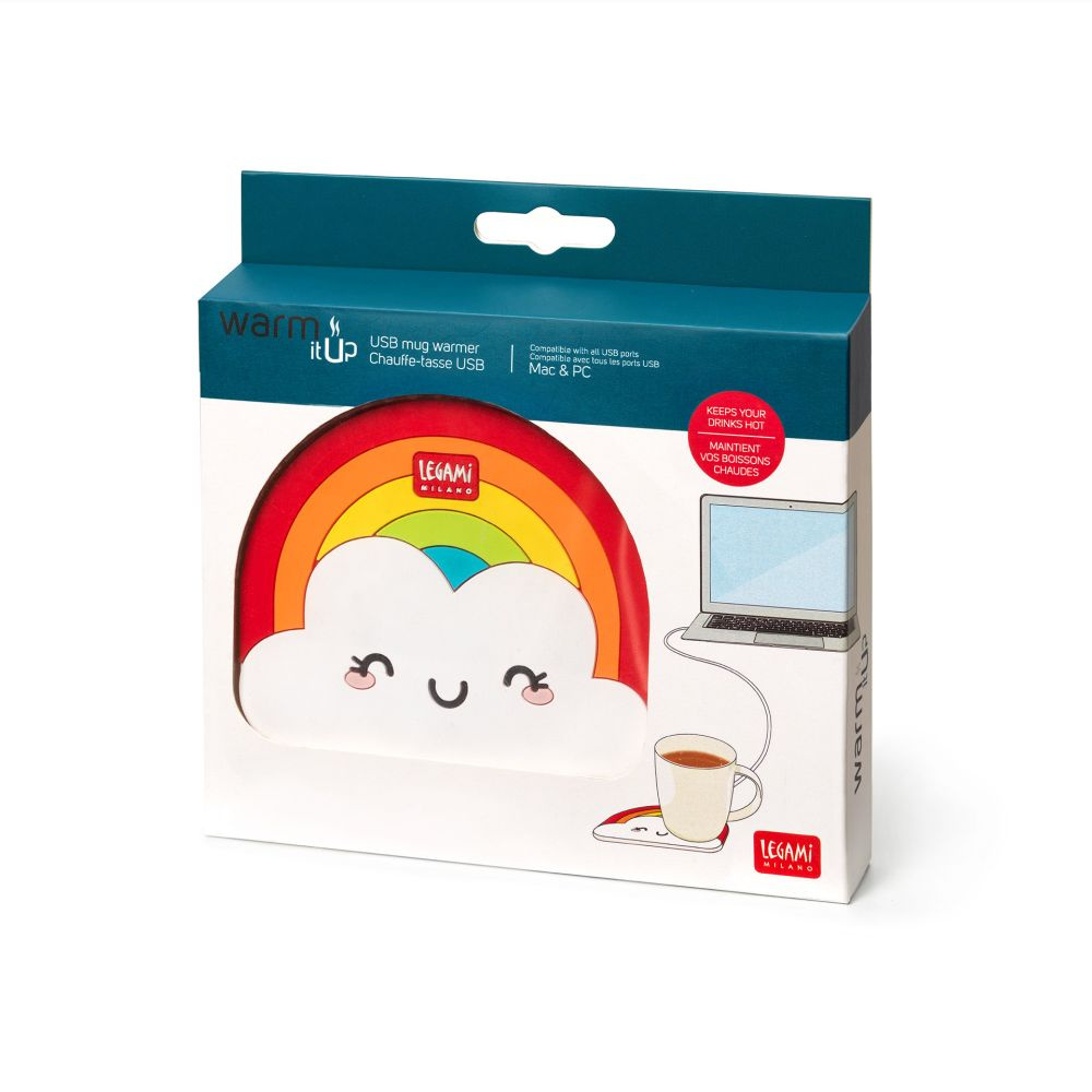 Warm It Up krusvarmer USB Rainbow