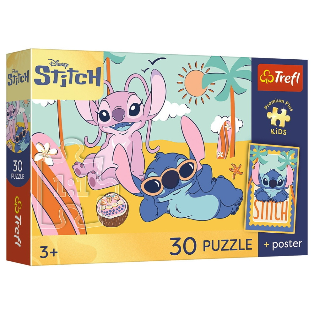 Trefl Puslespil: Stitch's Smile 30 Brikker