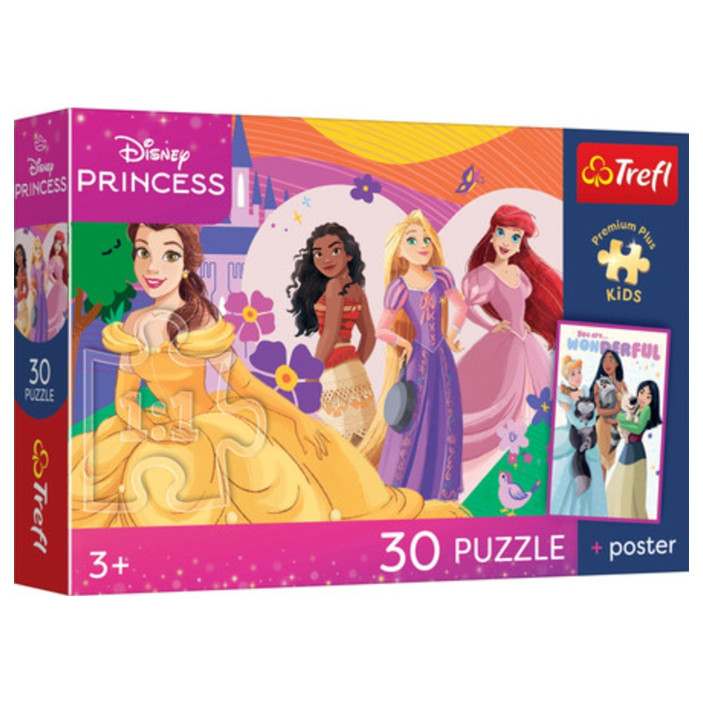Trefl Puslespil: Disney Princess 30 Brikker
