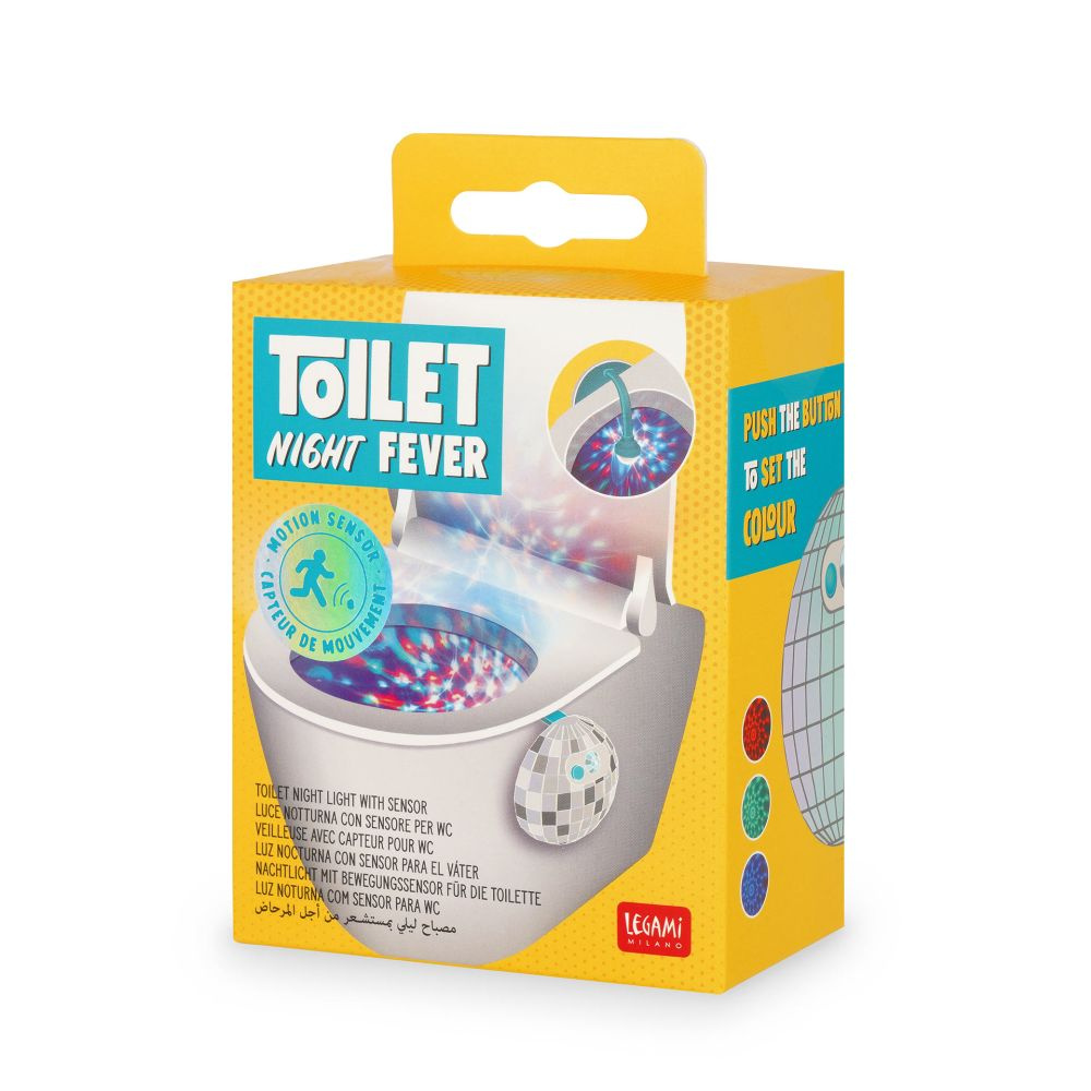 Toilet night fever, bathroom night light with sensor