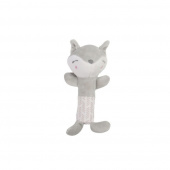 Fleece tæppe og udstoppede dyregavesæt Grå ræv Fleece tæppe og udstoppede dyregavesæt Grå ræv