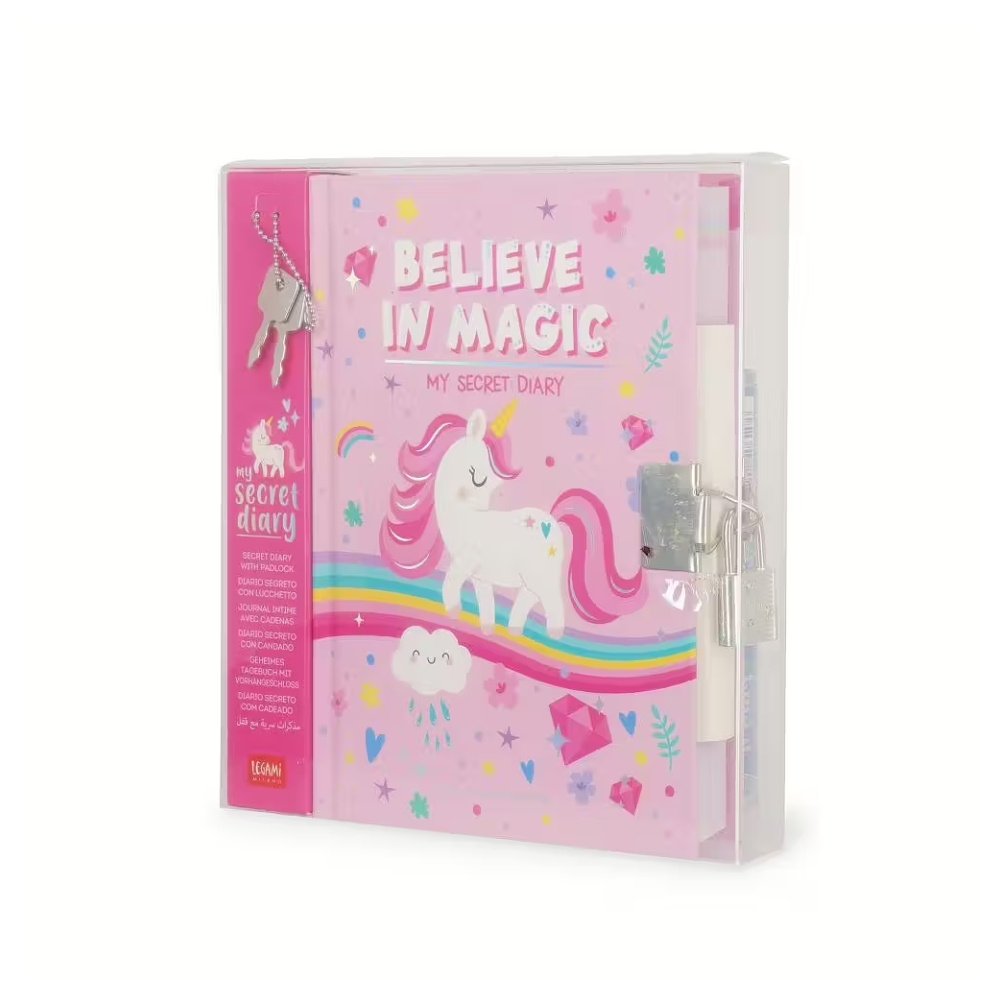 My secret diary Unicorn Lyserød 