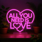It's a sign, Neon LED - All you need is love It's a sign, Neon LED - All you need is love