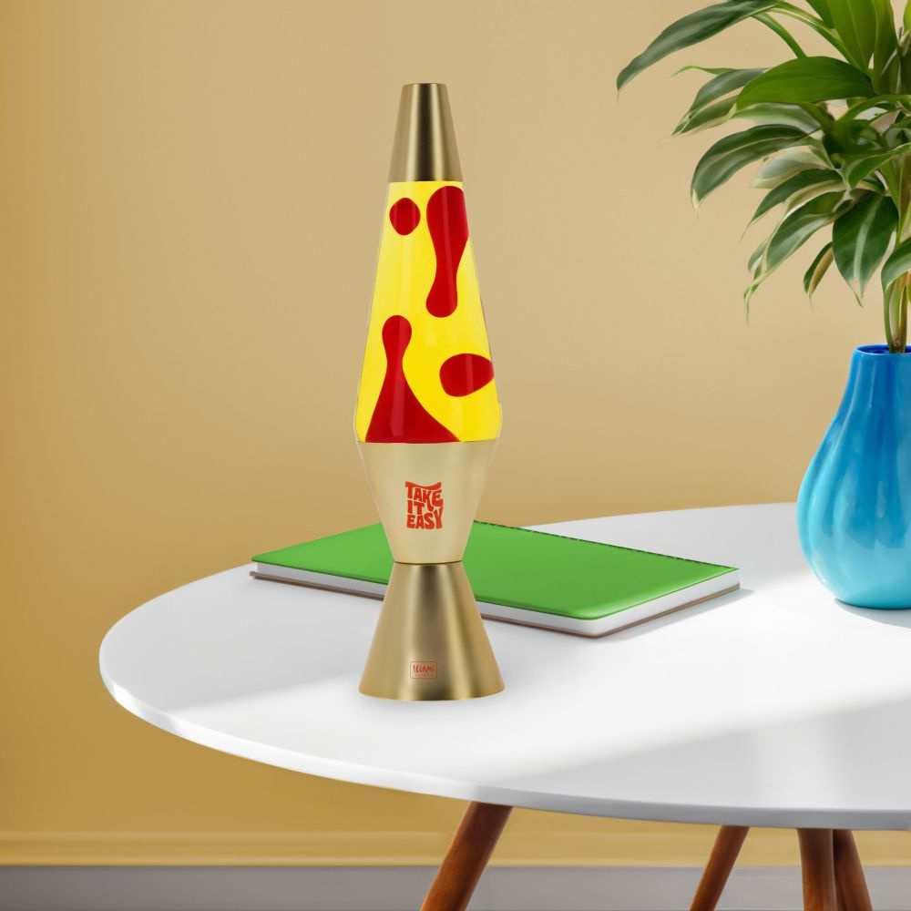 Magmastic Lava Lamp - Gold
