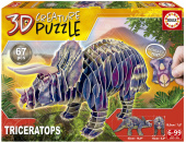 Educa 3D Triceratops 67 Brikker