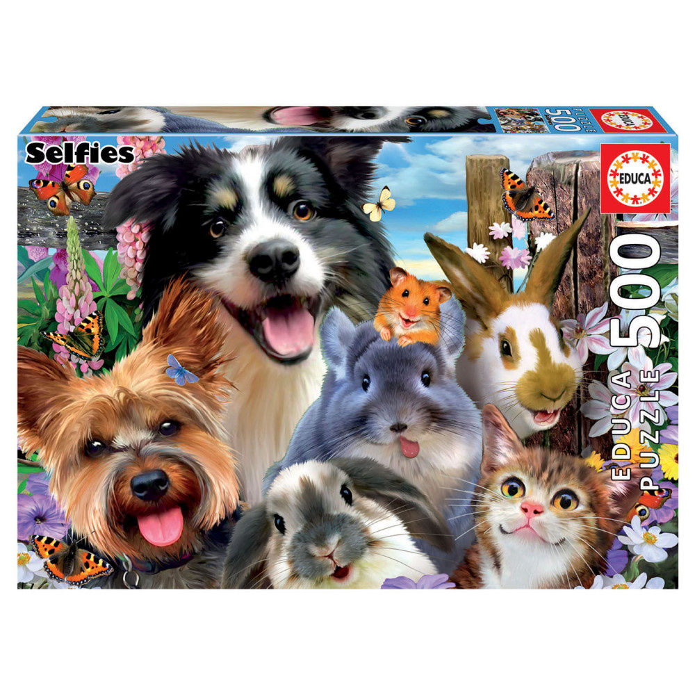 Educa: Yard Buddies Selfie 500 Brikker