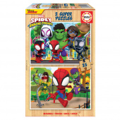 Educa Marvel Spidey & His Amazing Friends 2 x 25 Brikker