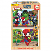 Educa Marvel Spidey & His Amazing Friends 2 x 25 Brikker Educa Marvel Spidey & His Amazing Friends 2 x 25 Brikker