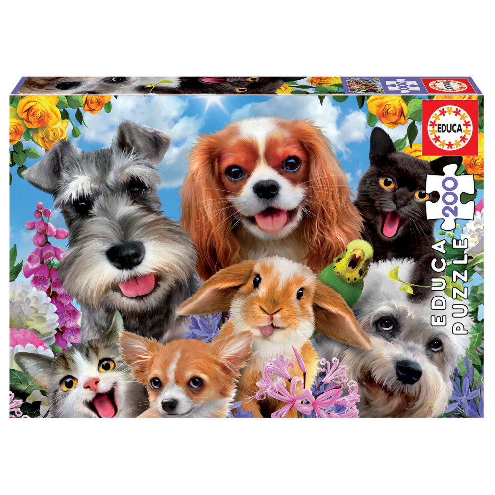 Educa Selfie Pet Parade 200 brikker