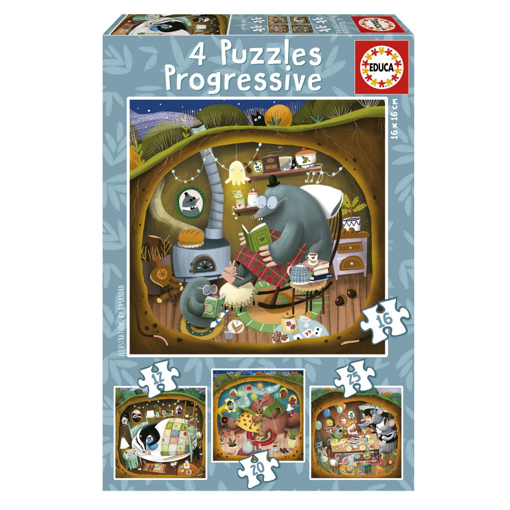 Educa Progressive: Forest Tales 12-25 Brikker