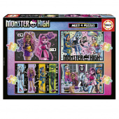 Educa: Monster High - Multi 4, 50-150 Brikker