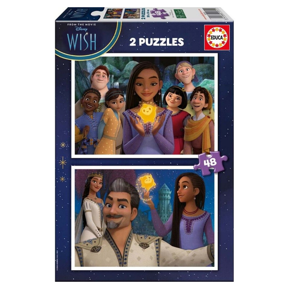 Educa Disney Wish 2 x 48 Brikker