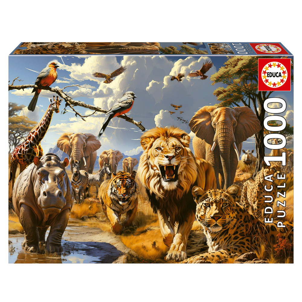 Educa Wild Animals 1000 Brikker