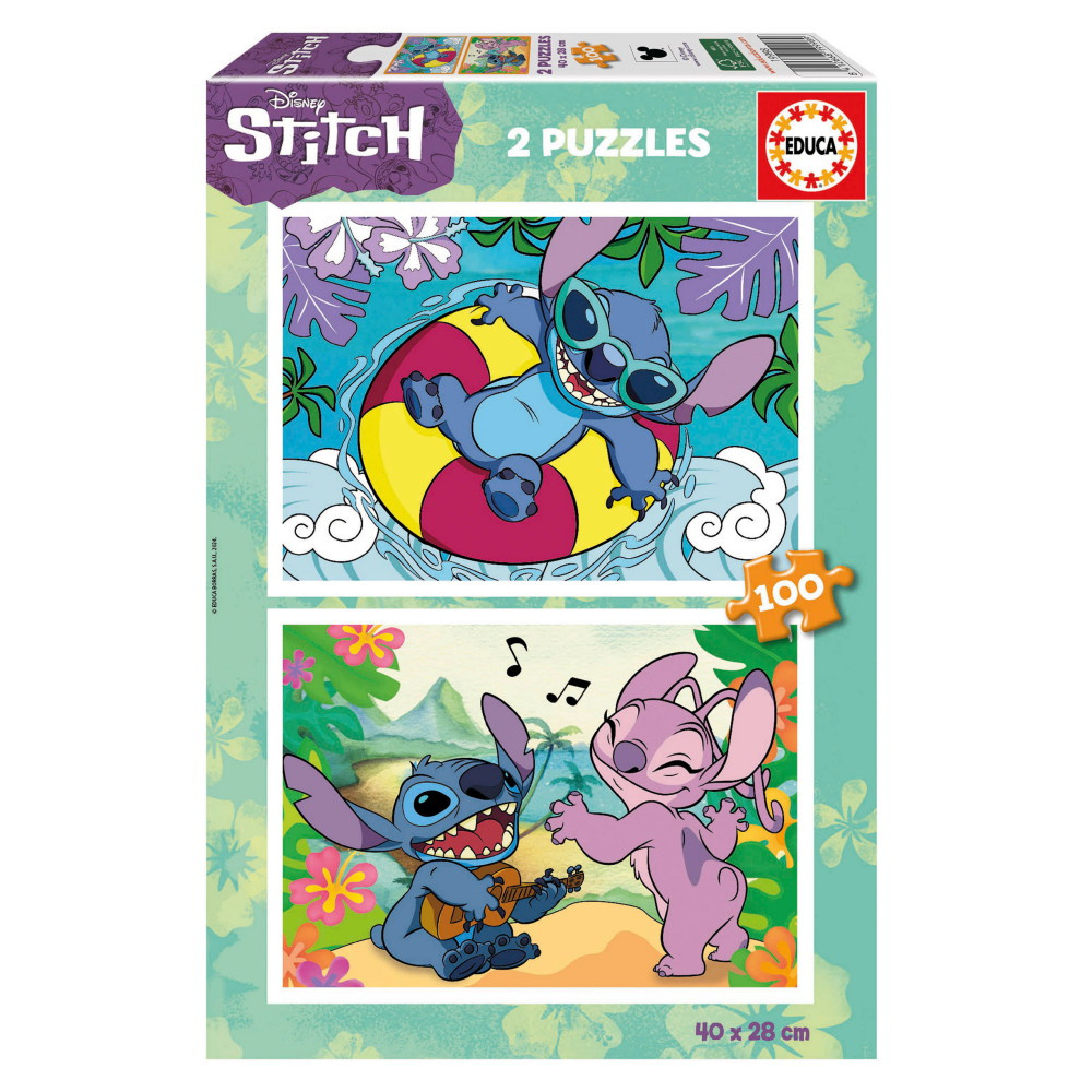Educa Disney Stitch 2 x 100 Brikker