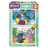 Educa Disney Stitch 2 x 100 Brikker Educa Disney Stitch 2 x 100 Brikker
