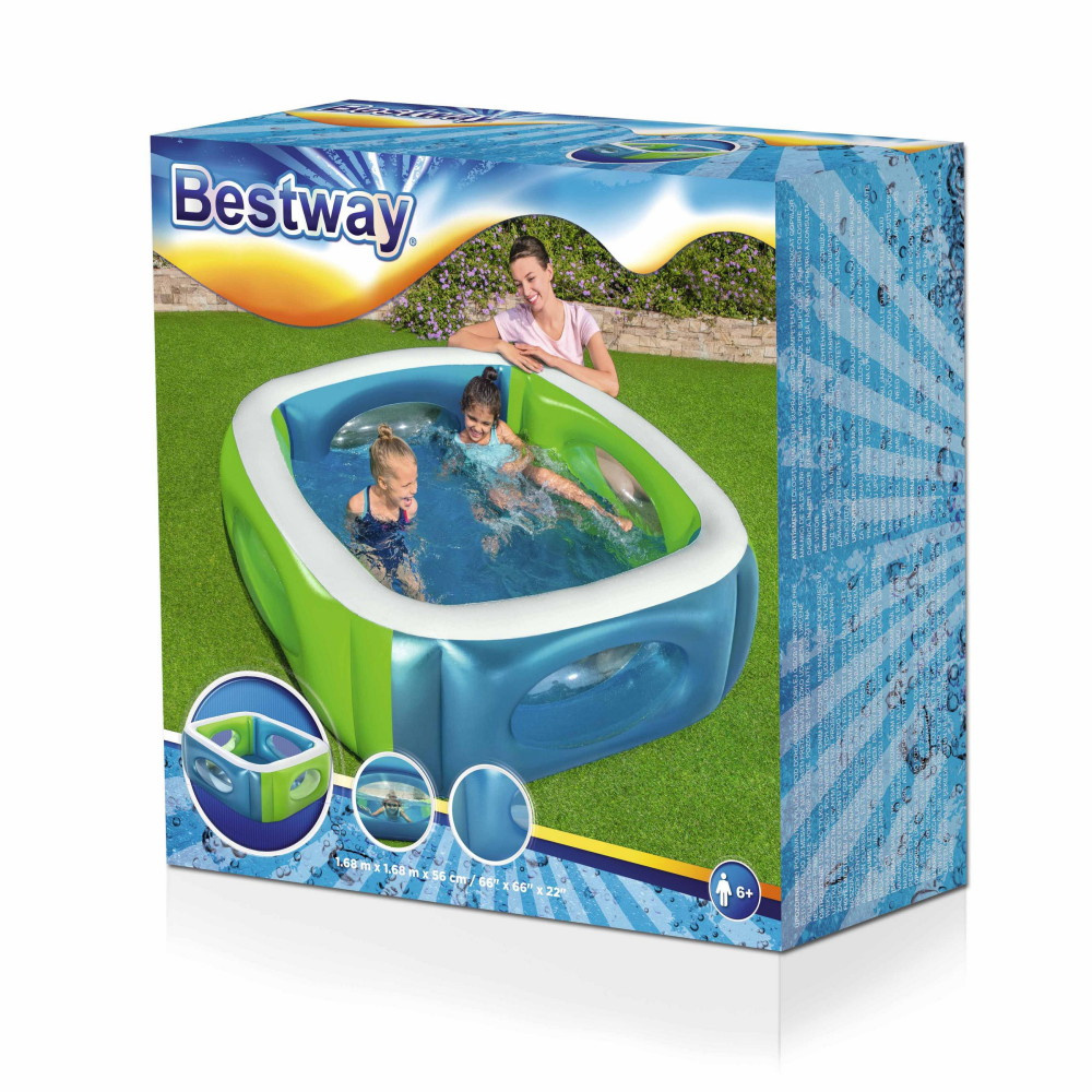 Pool med Vindue 168 x 168 cm