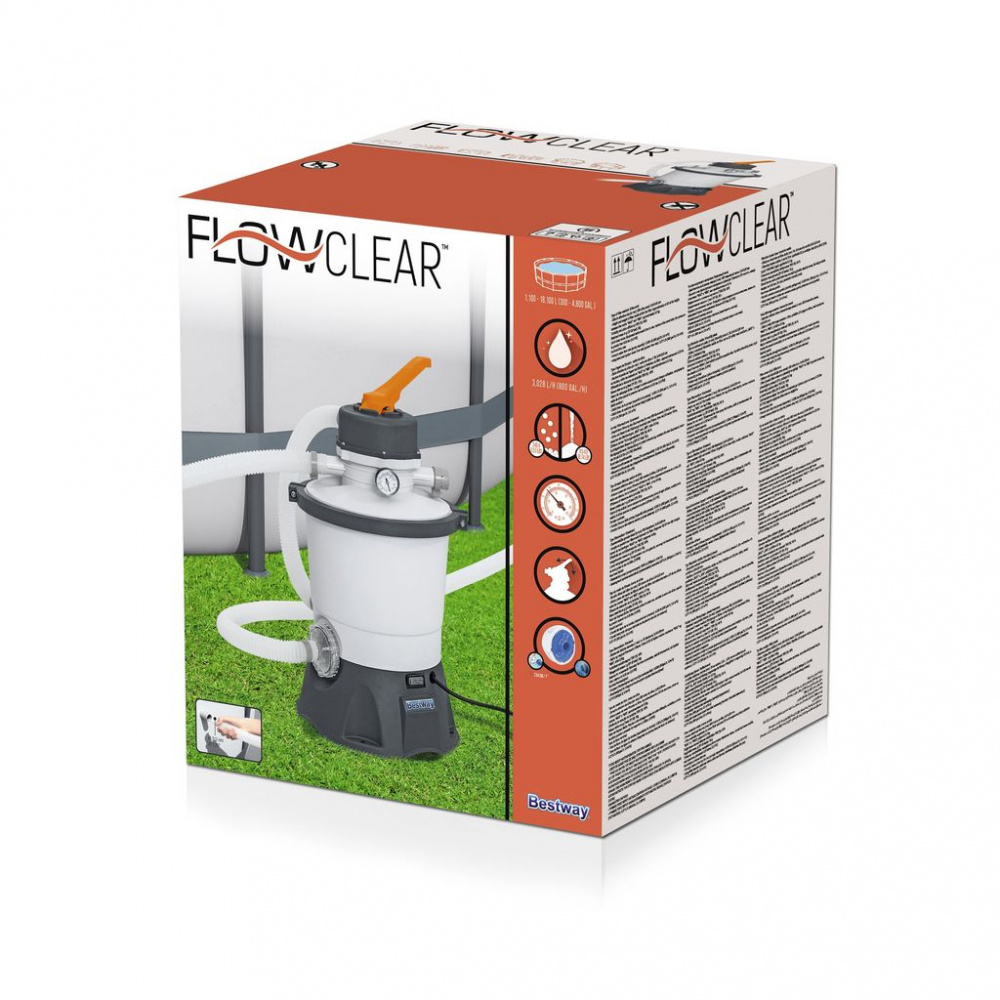 Flowclear 1100-18100 L SandFilter pumpe