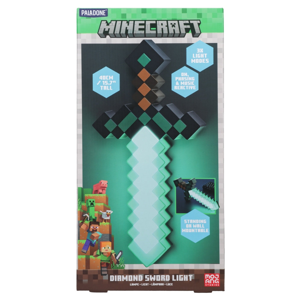 Minecraft Lampe Diamond Sword 40 cm