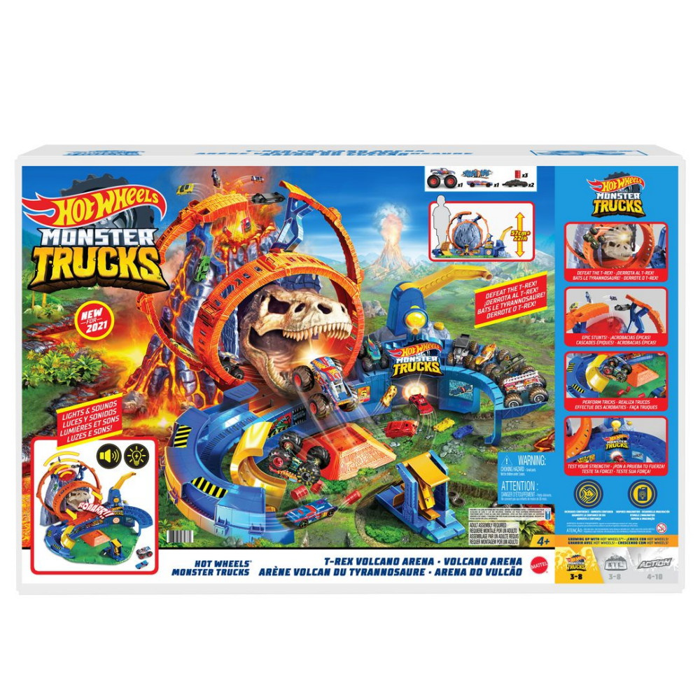 Hot Wheels T-Rex Volcano Arena