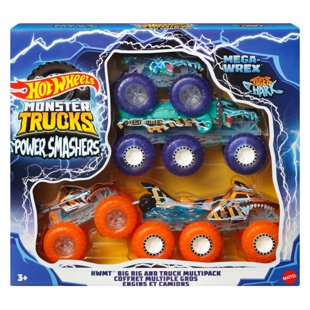 Hot Wheels HWMT Big Rig And Truck Multipack