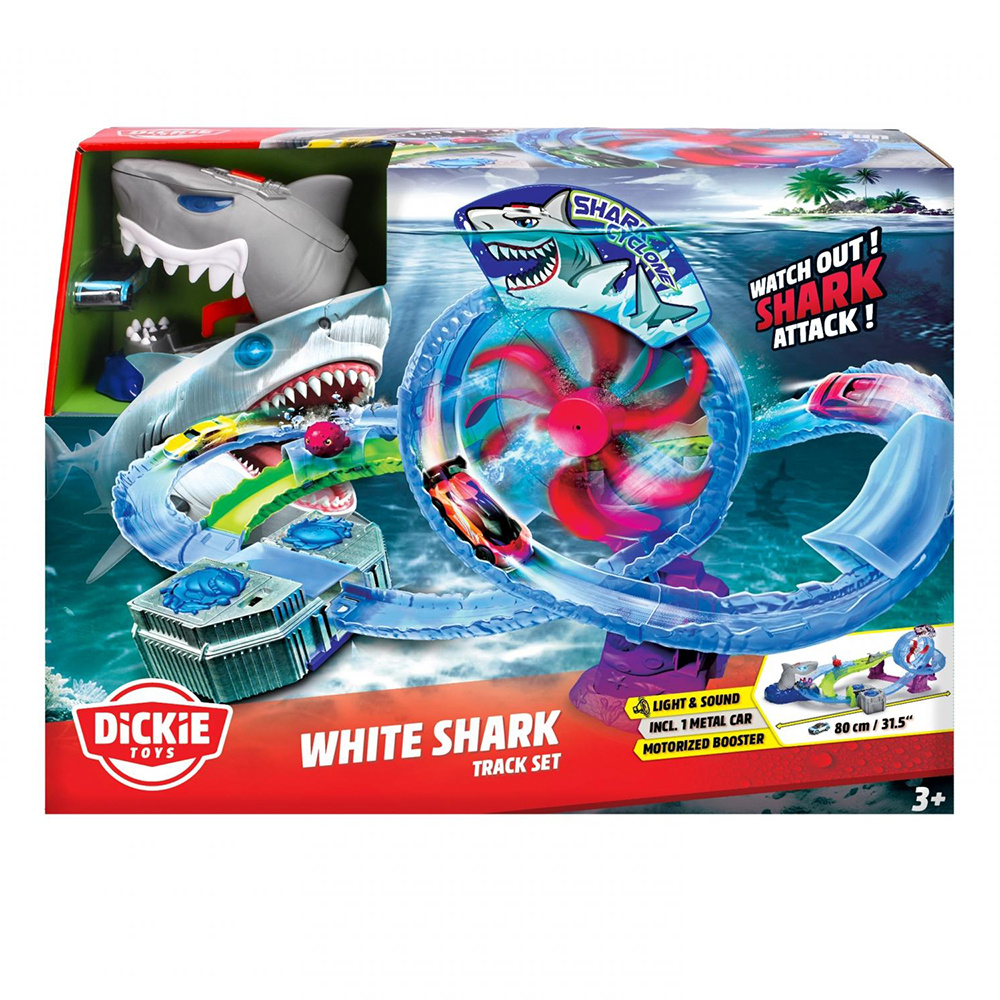 Dickie Toys White Shark Track Set