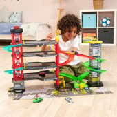 Dickie Toys - Parkeringshus med 4 biler Dickie Toys - Parkeringshus med 4 biler