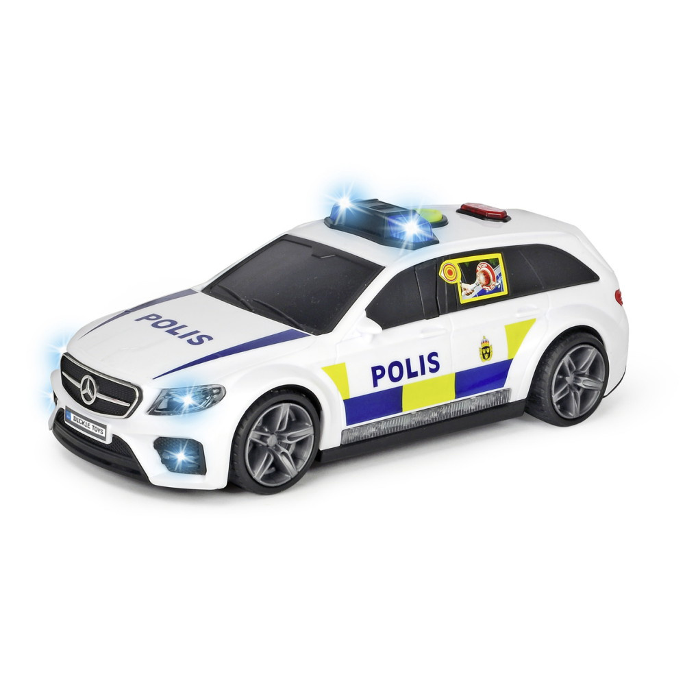 Dickie Toys - Svensk Mercedes-AMG E43 politibil