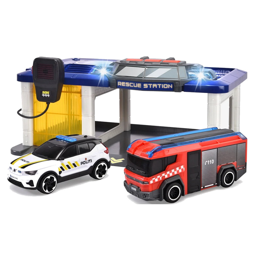 Redningsstation med 2 køretøjer