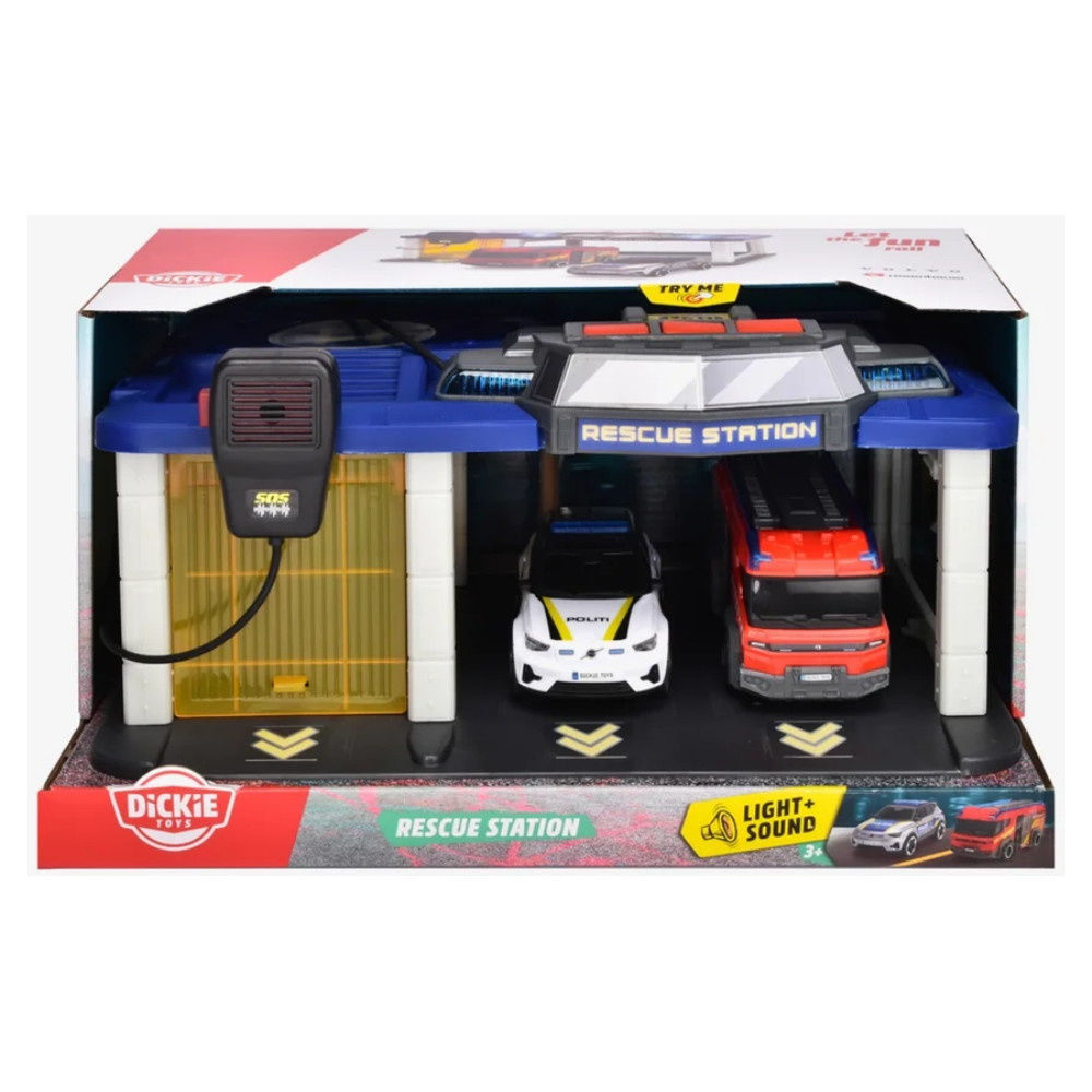 Redningsstation med 2 køretøjer