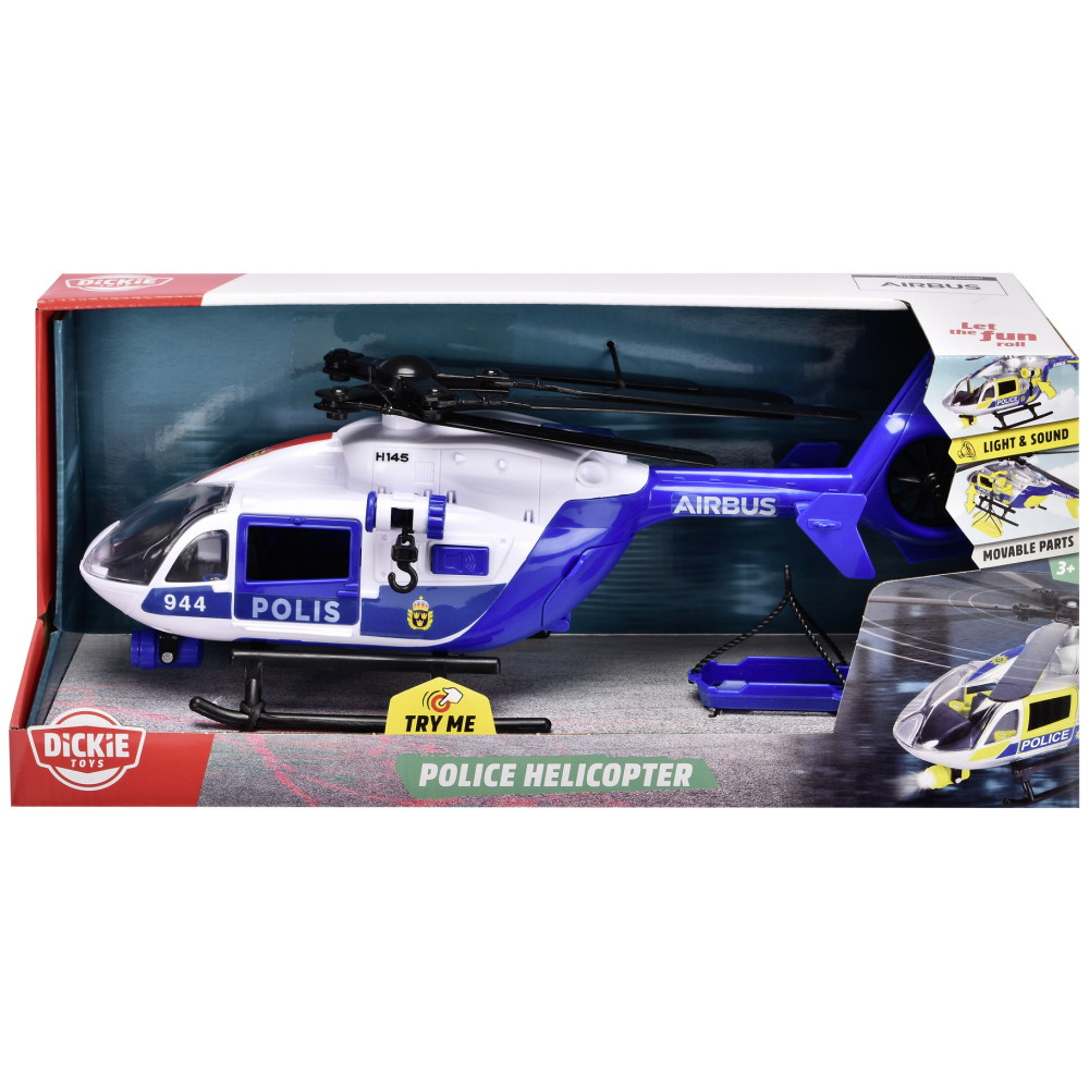 Dickie Toys - Svensk politihelikopter 36 cm