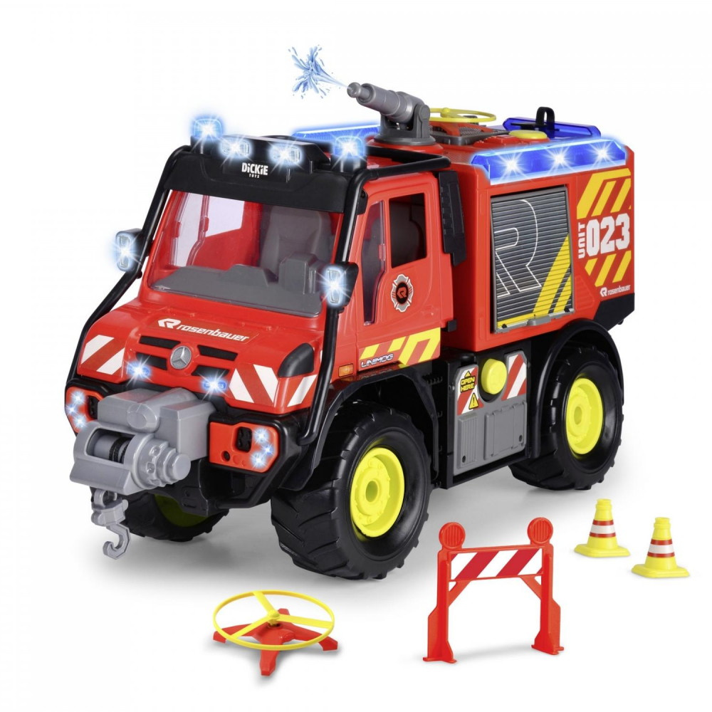 Dickie Toys - Mercedes Benz Unimog U530 Brandbil