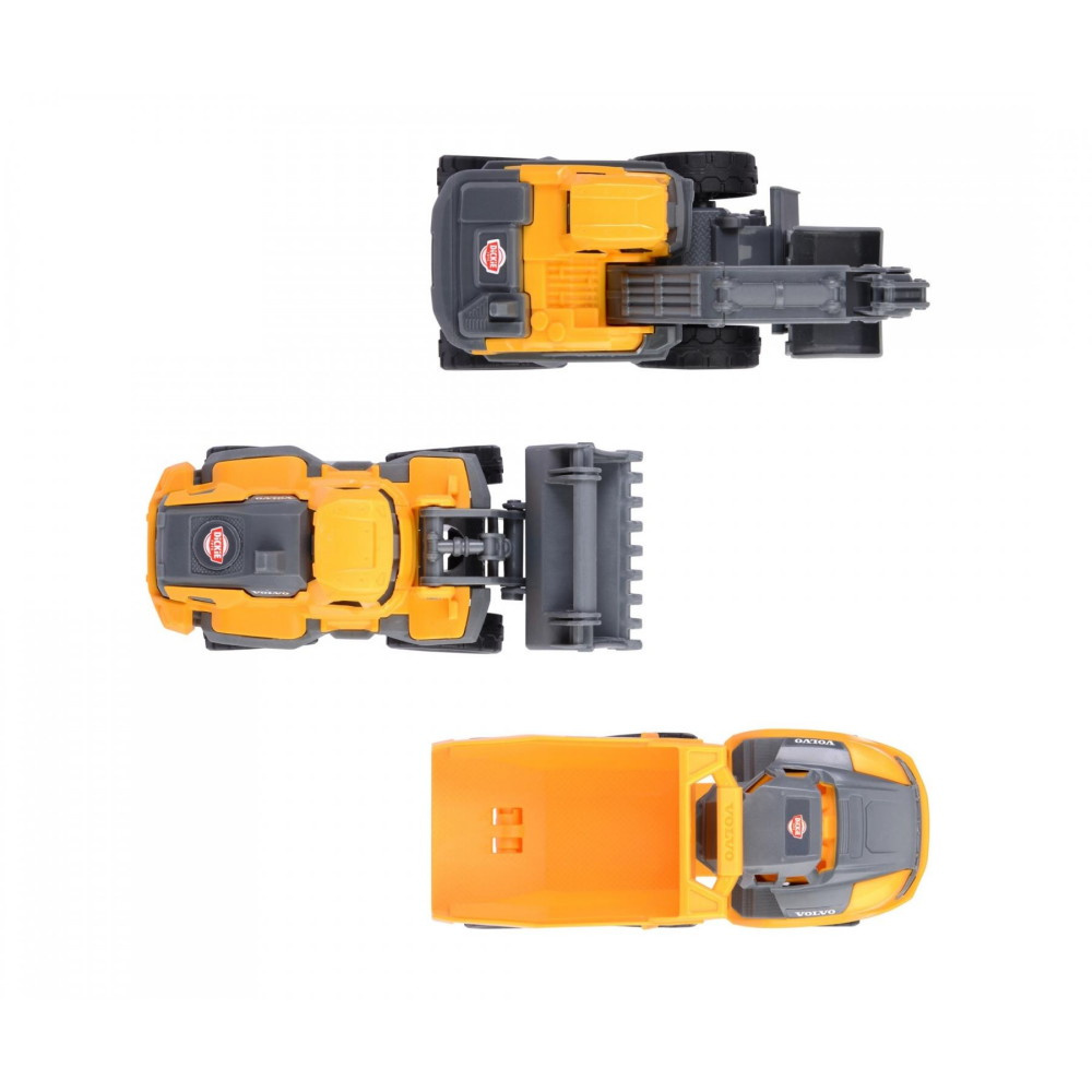 Dickie Toys - Volvo entreprenørmaskinesæt