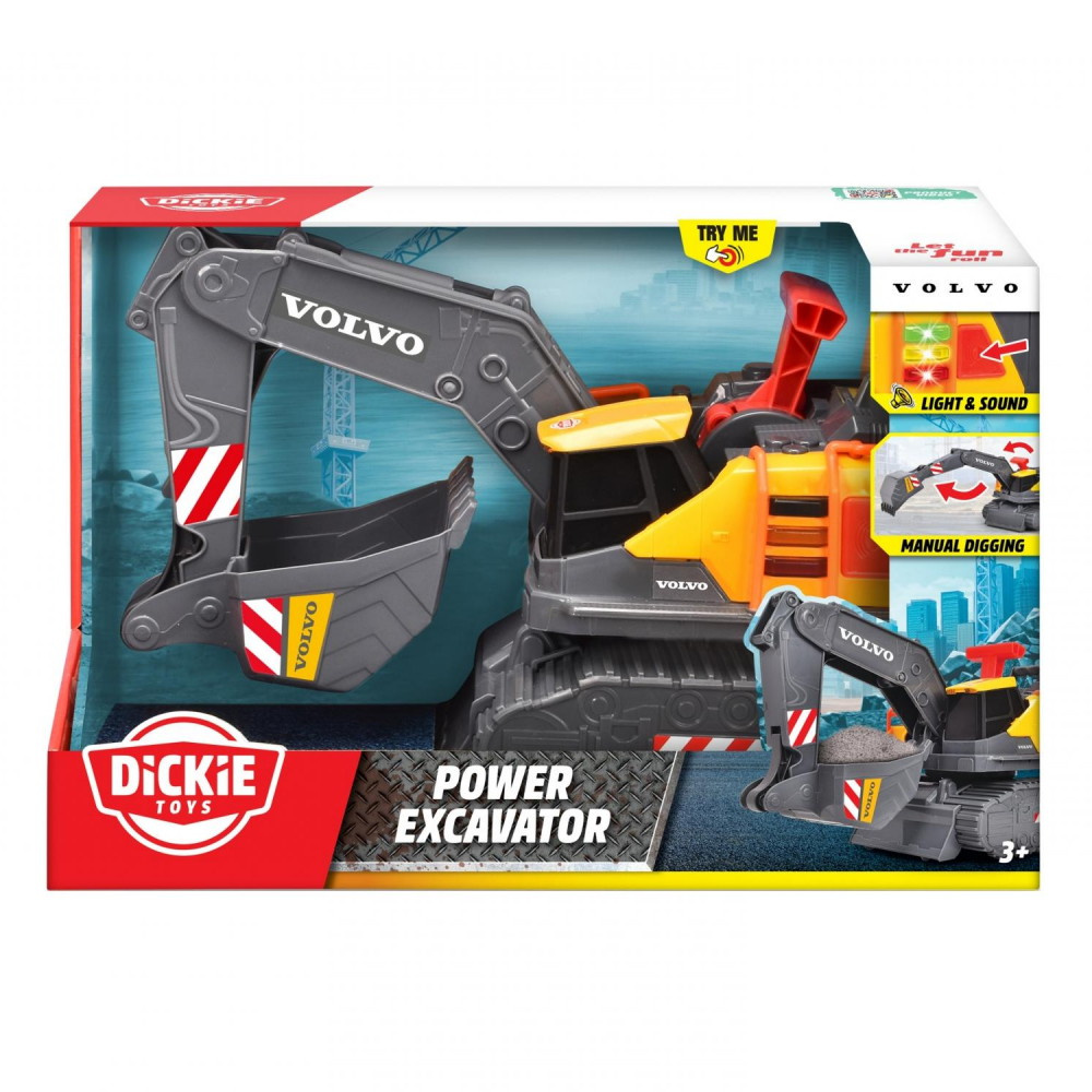 Dickie Toys - Volvo Power Excavator 30 cm