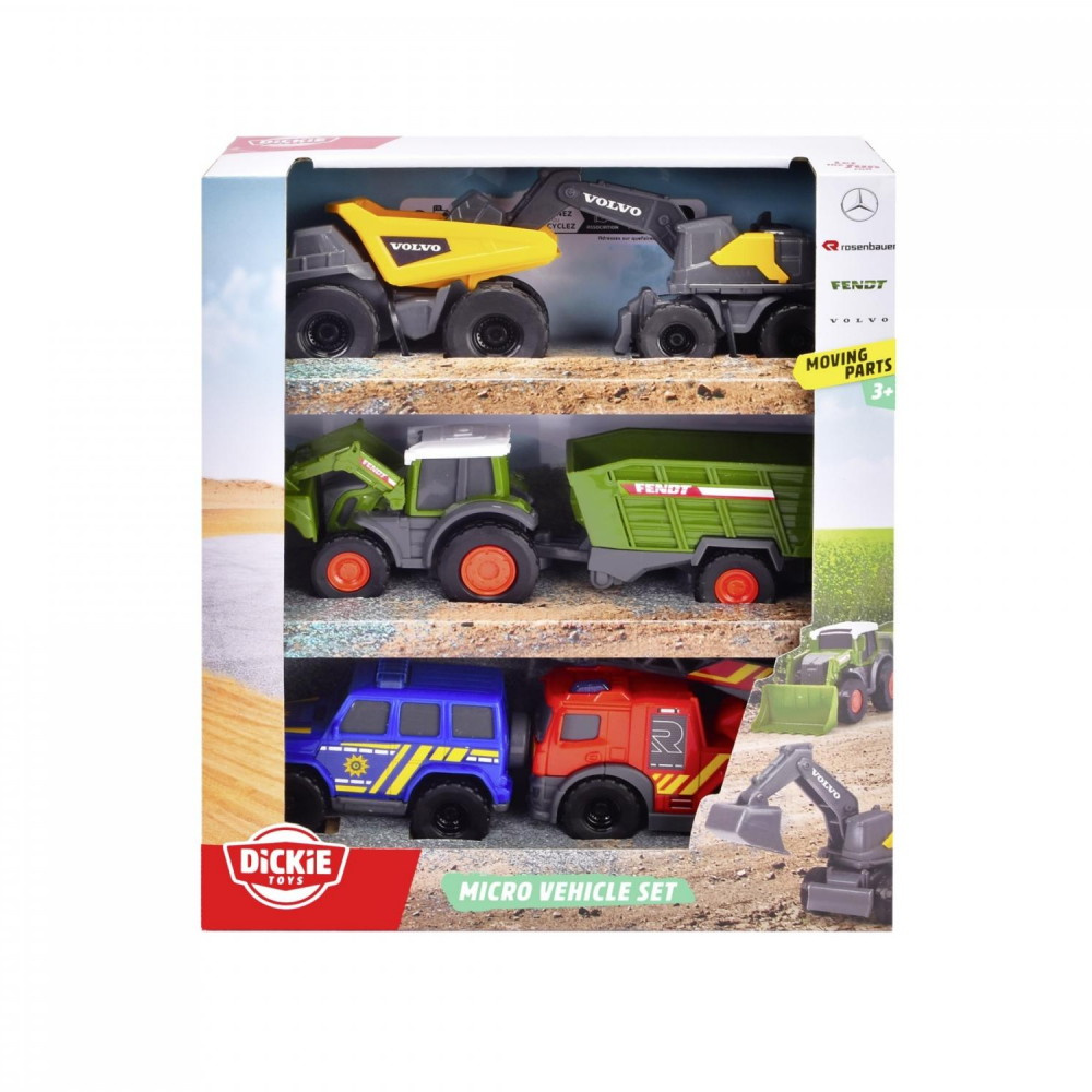 Dickie Toys - Mini Toy Cars 5-Pak