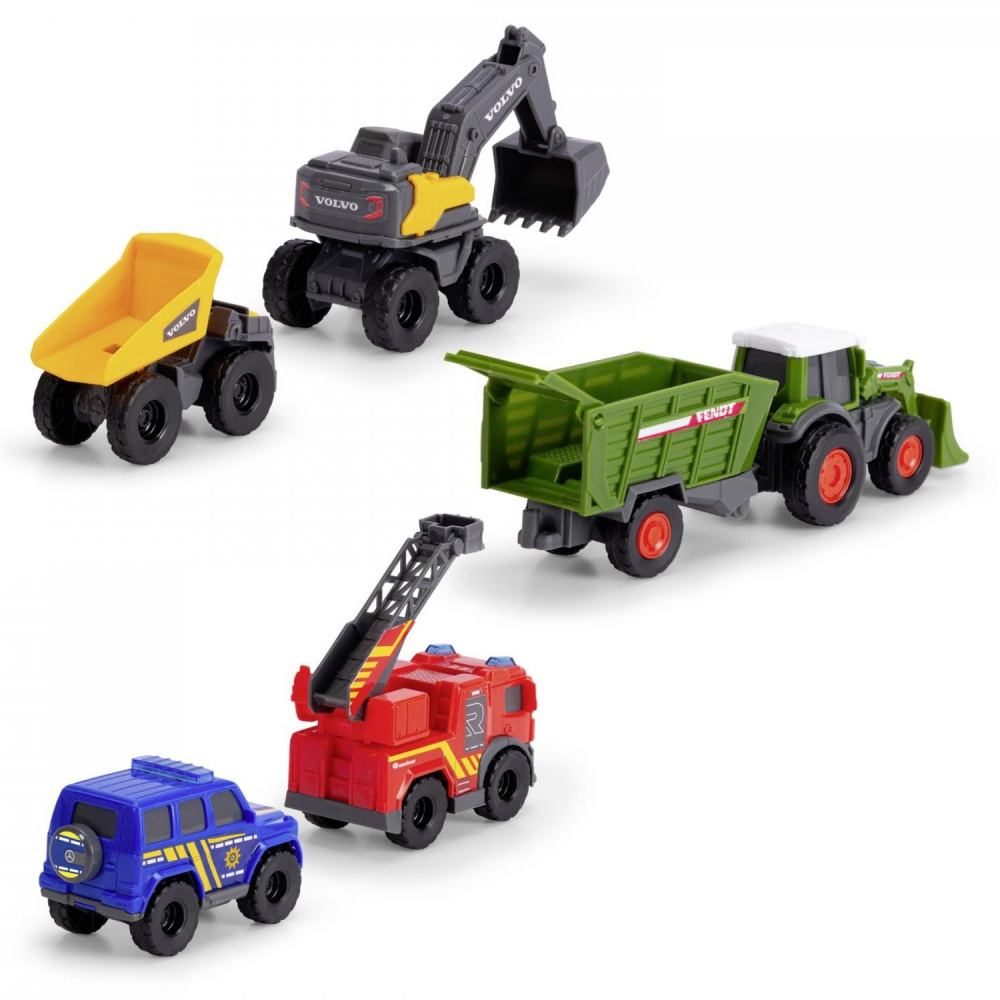 Dickie Toys - Mini Toy Cars 5-Pak