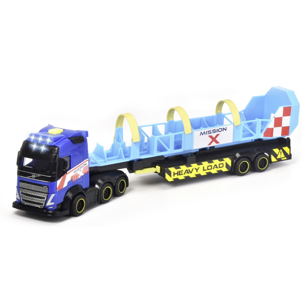 Volvo lastbil med Trailer + Rumraket