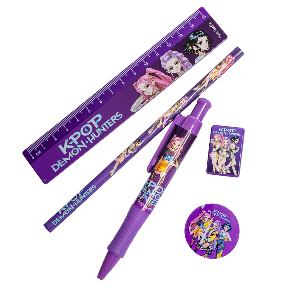 KPop Demon Hunters Stationary Set 5 dele